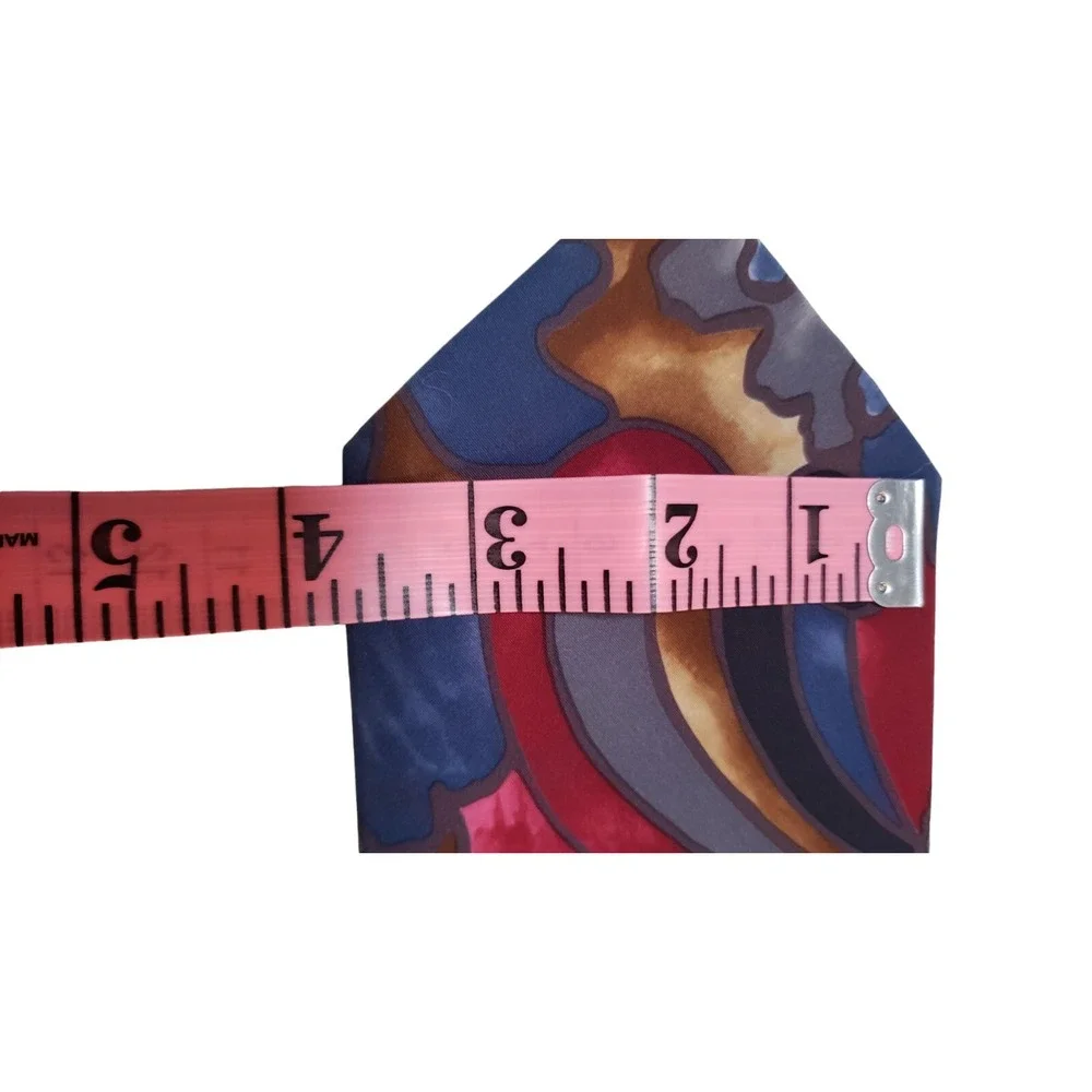 Classic Collection by Van Heusen Polyester Microfiber Multi Color Floral Necktie